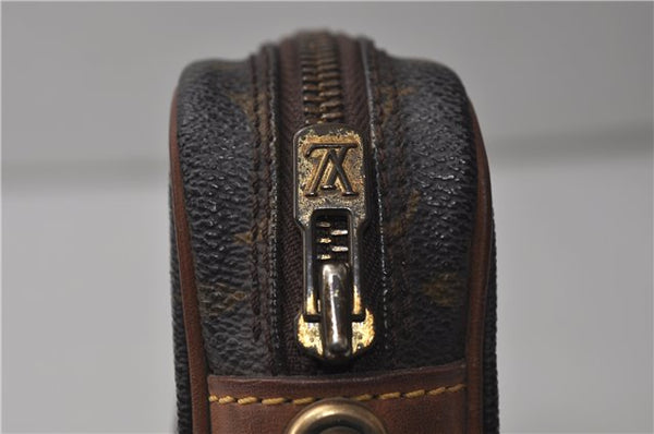 Auth Louis Vuitton Monogram Marly Dragonne PM Clutch Hand Bag M51827 LV 9059D