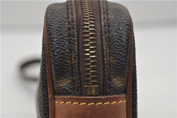 Auth Louis Vuitton Monogram Marly Dragonne PM Clutch Hand Bag M51827 LV 9059D