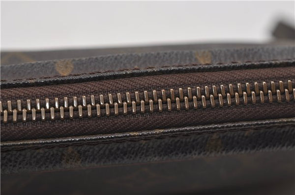 Auth Louis Vuitton Monogram Marly Dragonne PM Clutch Hand Bag M51827 LV 9059D