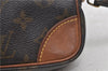 Auth Louis Vuitton Monogram Marly Dragonne PM Clutch Hand Bag M51827 LV 9059D