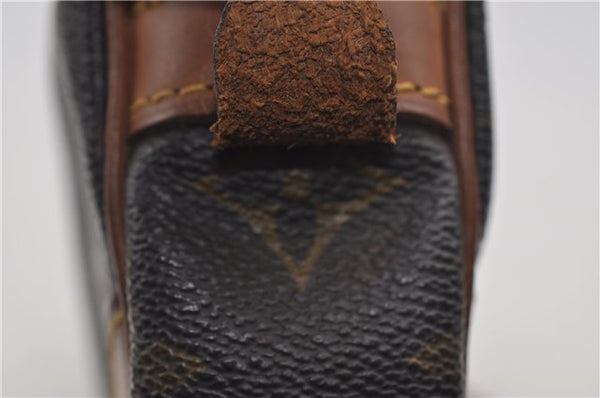 Auth Louis Vuitton Monogram Marly Dragonne PM Clutch Hand Bag M51827 LV 9059D