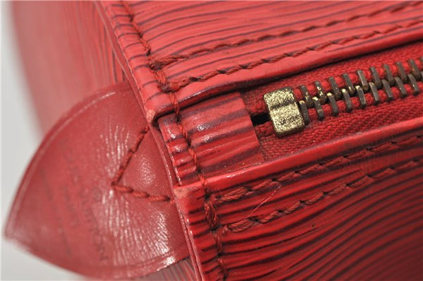 Authentic Louis Vuitton Epi Speedy 35 Hand Boston Bag Red M42997 LV 9061E