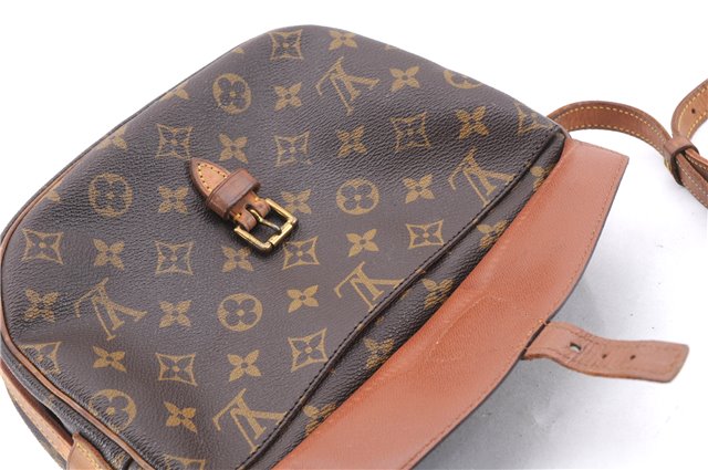 Auth Louis Vuitton Monogram Jeune Fille MM Shoulder Cross Bag M51226 Junk 9062D