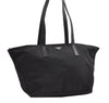 Authentic PRADA Vintage Nylon Tessuto Leather Shoulder Tote Bag Black 9062F