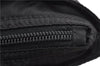Authentic PRADA Vintage Nylon Tessuto Leather Shoulder Tote Bag Black 9062F