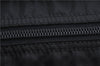 Authentic PRADA Vintage Nylon Tessuto Leather Shoulder Tote Bag Black 9062F