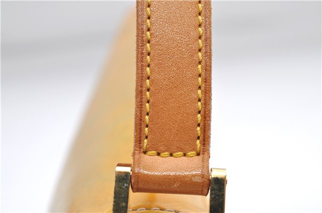 Auth Louis Vuitton Vernis Thompson Street Shoulder Bag Yellow M91069 LV 9063D