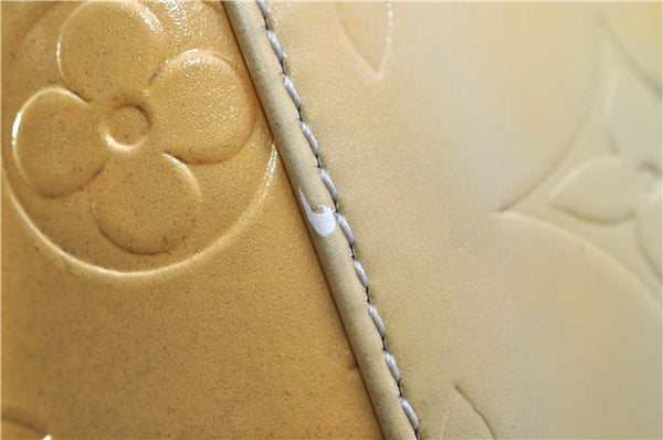 Auth Louis Vuitton Vernis Thompson Street Shoulder Bag Yellow M91069 LV 9063D