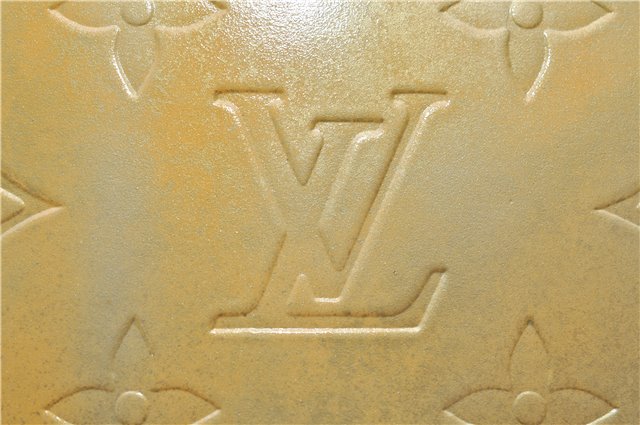 Auth Louis Vuitton Vernis Thompson Street Shoulder Bag Yellow M91069 LV 9063D