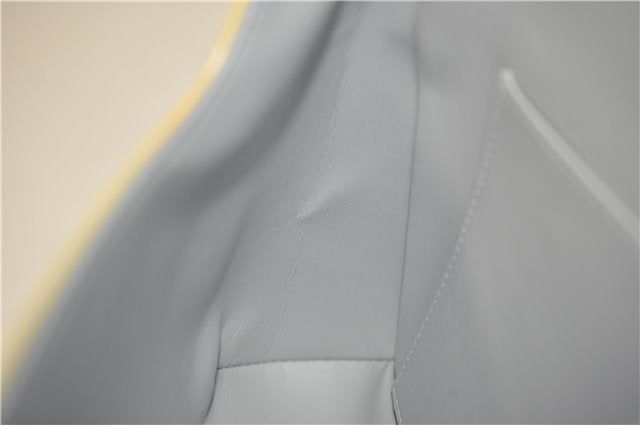 Auth Louis Vuitton Vernis Thompson Street Shoulder Bag Yellow M91069 LV 9063D