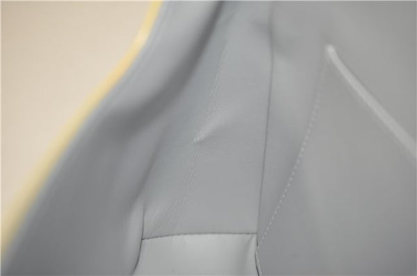 Auth Louis Vuitton Vernis Thompson Street Shoulder Bag Yellow M91069 LV 9063D