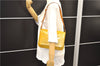 Auth Louis Vuitton Vernis Thompson Street Shoulder Bag Yellow M91069 LV 9063D
