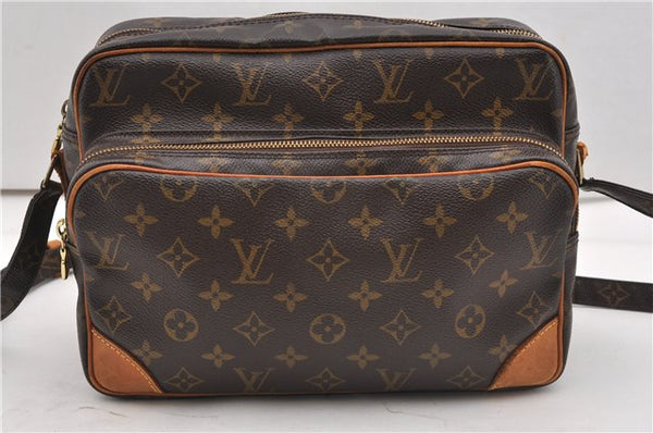 Authentic Louis Vuitton Monogram Nile Shoulder Cross Body Bag M45244 LV 9063F