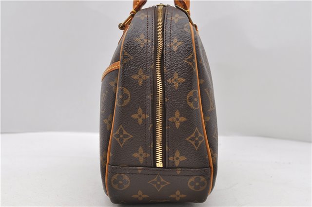 Authentic Louis Vuitton Monogram Trouville Hand Bag M42228 LV 9064C