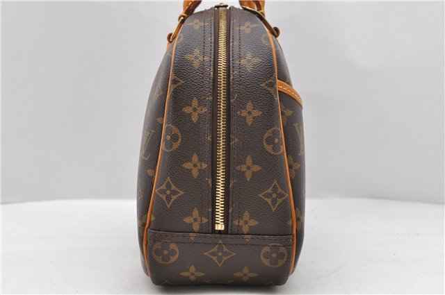 Authentic Louis Vuitton Monogram Trouville Hand Bag M42228 LV 9064C