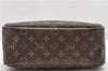 Authentic Louis Vuitton Monogram Trouville Hand Bag M42228 LV 9064C