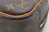 Authentic Louis Vuitton Monogram Trouville Hand Bag M42228 LV 9064C