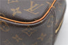 Authentic Louis Vuitton Monogram Trouville Hand Bag M42228 LV 9064C