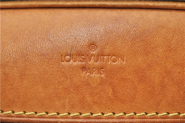 Authentic Louis Vuitton Monogram Trouville Hand Bag M42228 LV 9064C