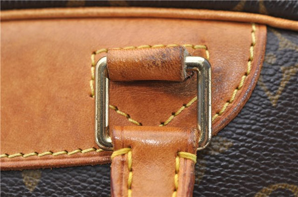 Authentic Louis Vuitton Monogram Trouville Hand Bag M42228 LV 9064C