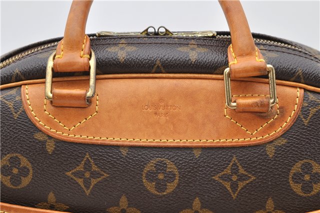 Authentic Louis Vuitton Monogram Trouville Hand Bag M42228 LV 9064C