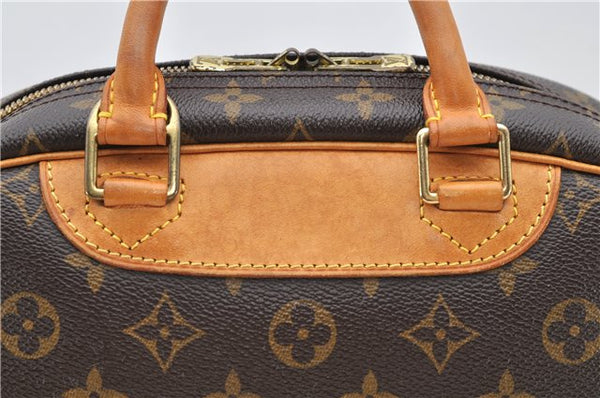 Authentic Louis Vuitton Monogram Trouville Hand Bag M42228 LV 9064C