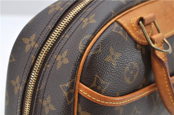 Authentic Louis Vuitton Monogram Trouville Hand Bag M42228 LV 9064C