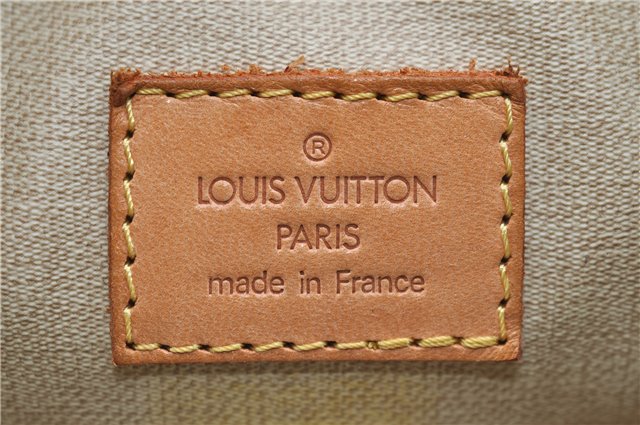 Authentic Louis Vuitton Monogram Trouville Hand Bag M42228 LV 9064C