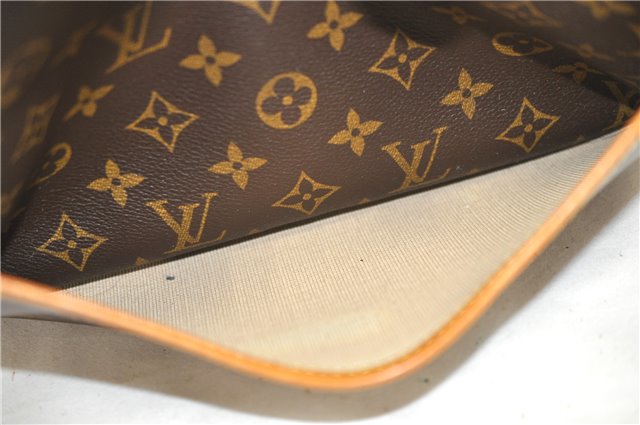 Authentic Louis Vuitton Monogram Trouville Hand Bag M42228 LV 9064C