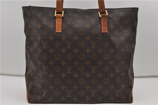Authentic Louis Vuitton Monogram Cabas Mezzo Tote Bag M51151 LV Junk 9064D