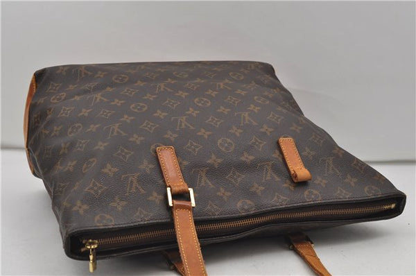 Authentic Louis Vuitton Monogram Cabas Mezzo Tote Bag M51151 LV Junk 9064D