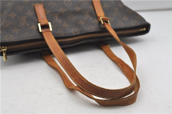 Authentic Louis Vuitton Monogram Cabas Mezzo Tote Bag M51151 LV Junk 9064D