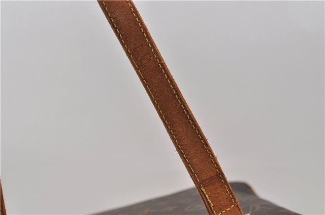 Authentic Louis Vuitton Monogram Cabas Mezzo Tote Bag M51151 LV Junk 9064D