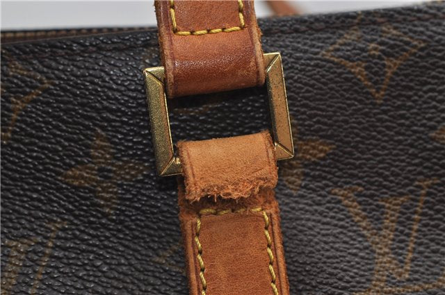 Authentic Louis Vuitton Monogram Cabas Mezzo Tote Bag M51151 LV Junk 9064D