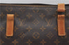 Authentic Louis Vuitton Monogram Cabas Mezzo Tote Bag M51151 LV Junk 9064D