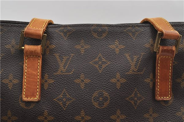 Authentic Louis Vuitton Monogram Cabas Mezzo Tote Bag M51151 LV Junk 9064D