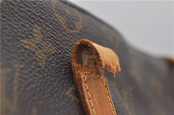 Authentic Louis Vuitton Monogram Cabas Mezzo Tote Bag M51151 LV Junk 9064D