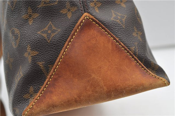 Authentic Louis Vuitton Monogram Cabas Mezzo Tote Bag M51151 LV Junk 9064D