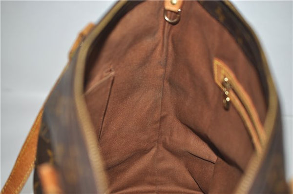 Authentic Louis Vuitton Monogram Cabas Mezzo Tote Bag M51151 LV Junk 9064D