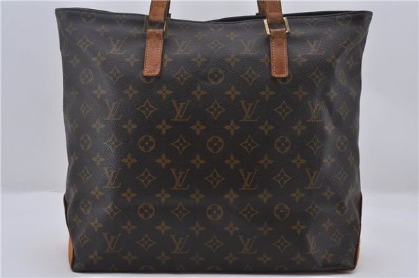 Authentic Louis Vuitton Monogram Cabas Mezzo Tote Bag M51151 LV Junk 9065D