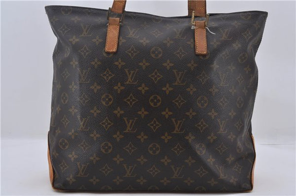 Authentic Louis Vuitton Monogram Cabas Mezzo Tote Bag M51151 LV Junk 9065D
