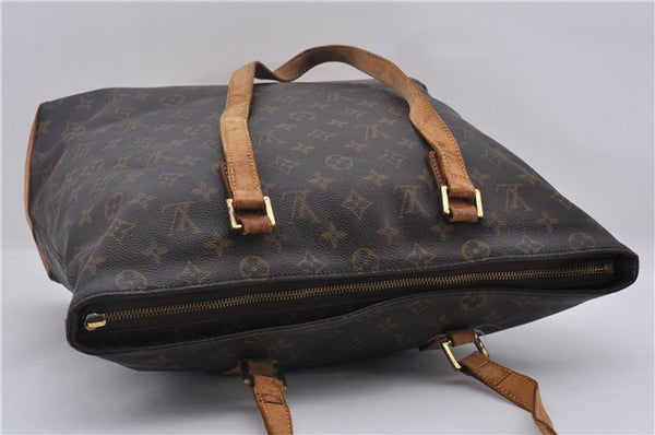 Authentic Louis Vuitton Monogram Cabas Mezzo Tote Bag M51151 LV Junk 9065D