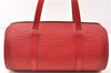 Authentic Louis Vuitton Epi Soufflot Hand Bag Red M52227 LV 9065F