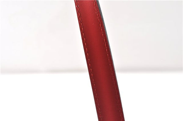 Authentic Louis Vuitton Epi Soufflot Hand Bag Red M52227 LV 9065F