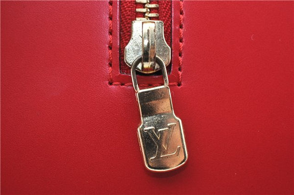 Authentic Louis Vuitton Epi Soufflot Hand Bag Red M52227 LV 9065F