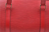 Authentic Louis Vuitton Epi Soufflot Hand Bag Red M52227 LV 9065F