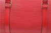 Authentic Louis Vuitton Epi Soufflot Hand Bag Red M52227 LV 9065F