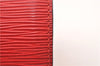 Authentic Louis Vuitton Epi Soufflot Hand Bag Red M52227 LV 9065F