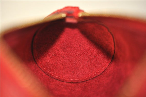 Authentic Louis Vuitton Epi Soufflot Hand Bag Red M52227 LV 9065F