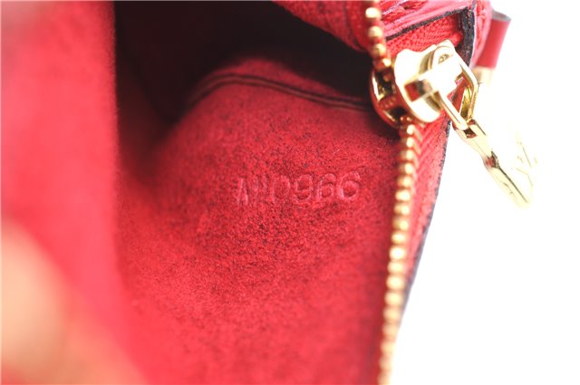 Authentic Louis Vuitton Epi Soufflot Hand Bag Red M52227 LV 9065F